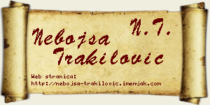 Nebojša Trakilović vizit kartica